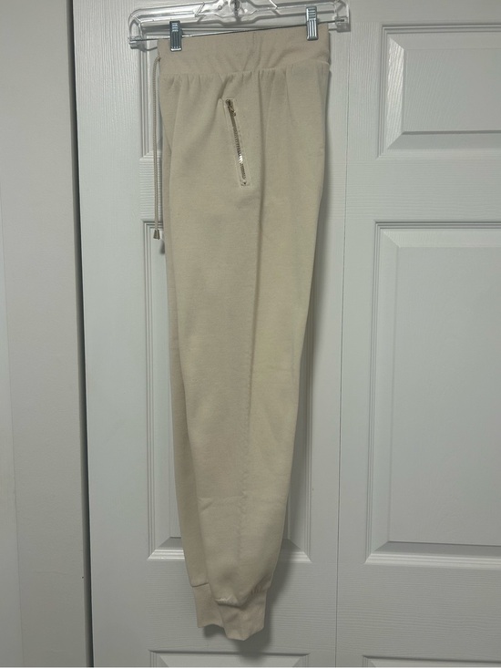 Windsor Pants - Cream Drawstring Waist Joggers
